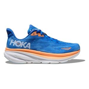 HOKA Clifton 9 Men’s Running Shoes Size 11.5 Blue & Orange Gym Training Hoka One